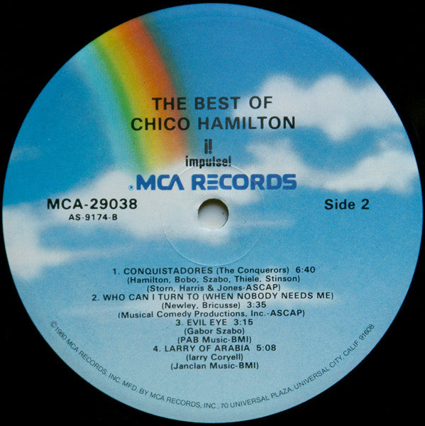 Chico Hamilton : The Best Of Chico Hamilton (LP, Comp, RE)
