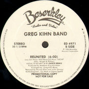 Greg Kihn Band : Reunited (12", Promo)