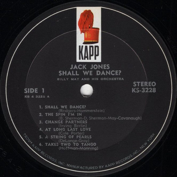 Jack Jones, Billy May And His Orchestra : Shall We Dance (LP, Album)