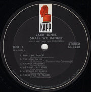 Jack Jones, Billy May And His Orchestra : Shall We Dance (LP, Album)