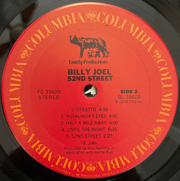 Billy Joel : 52nd Street (LP, Album, Ter)