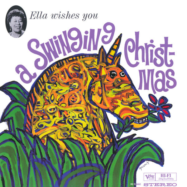 Ella Fitzgerald : Ella Wishes You A Swinging Christmas (LP, Album, RE, RM, 180)