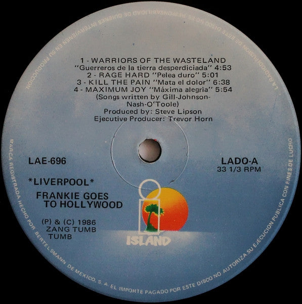 Frankie Goes To Hollywood : Liverpool (LP, Album)