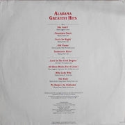 Alabama : Alabama Greatest Hits (LP, Comp, Ind)
