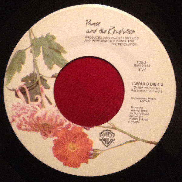 Prince And The Revolution : I Would Die 4 U (7", Single, Spe)
