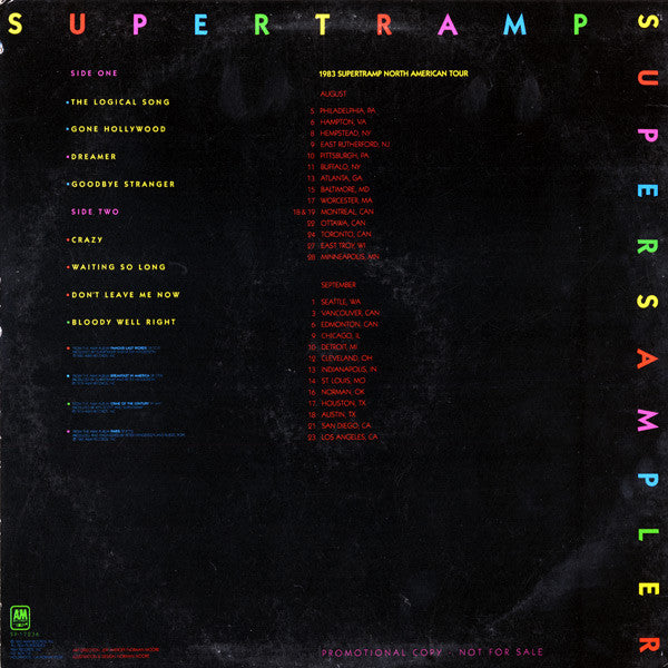 Supertramp : Supersampler (LP, Comp, Promo)