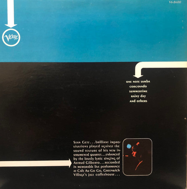 The New Stan Getz Quartet Featuring Astrud Gilberto : Getz Au Go Go (LP, Album, RE, Gat)