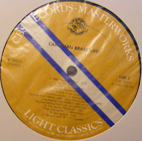 The Canadian Brass : Live! (LP, Album)