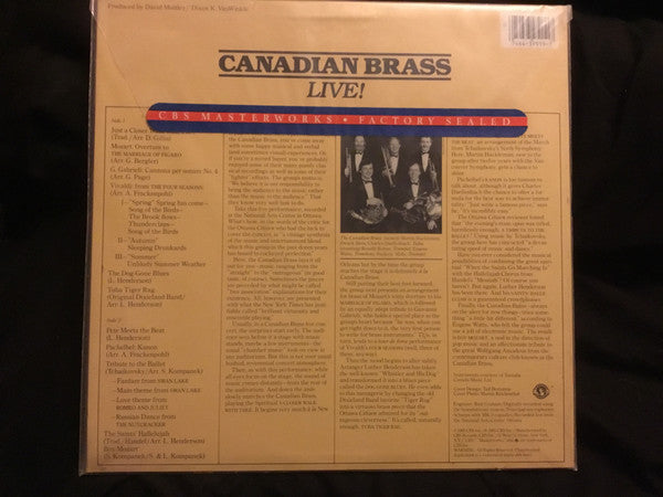 The Canadian Brass : Live! (LP, Album)