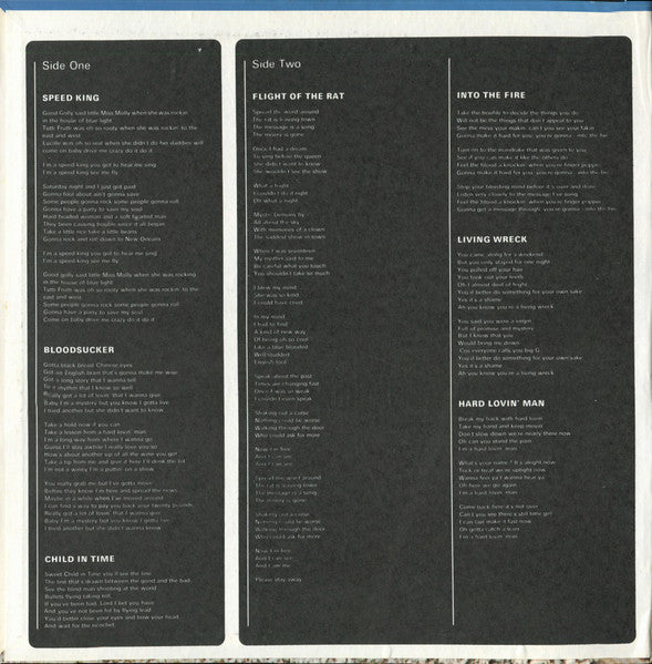 Deep Purple : In Rock (LP, Album, RE, Jac)