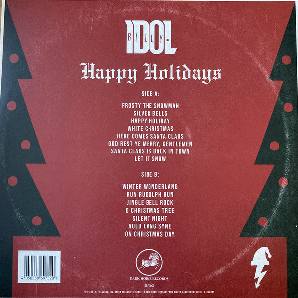 Billy Idol : Happy Holidays (LP, Album, RE)