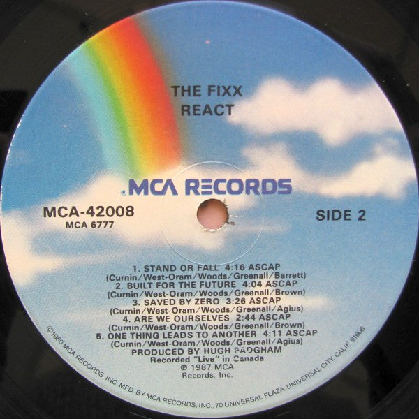 The Fixx : React (LP, Album)