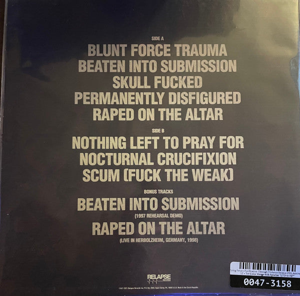 Dying Fetus : Purification Through Violence (LP, Album, Dlx, Ltd, RE, Cus)