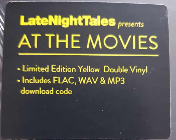 Various : LateNightTales Presents At The Movies (2xLP, Comp, Ltd, Yel)