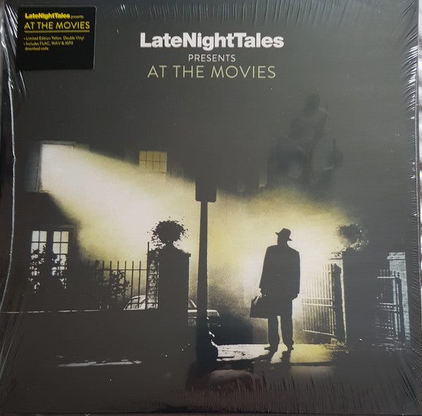 Various : LateNightTales Presents At The Movies (2xLP, Comp, Ltd, Yel)