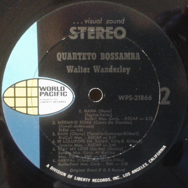 Walter Wanderley : Quarteto Bossamba (LP, Album)