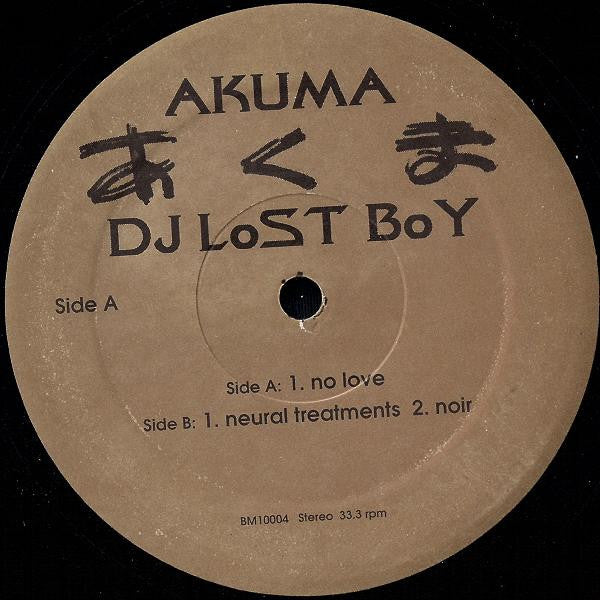 Akuma (5) & DJ Lost Boy : Untitled (12")