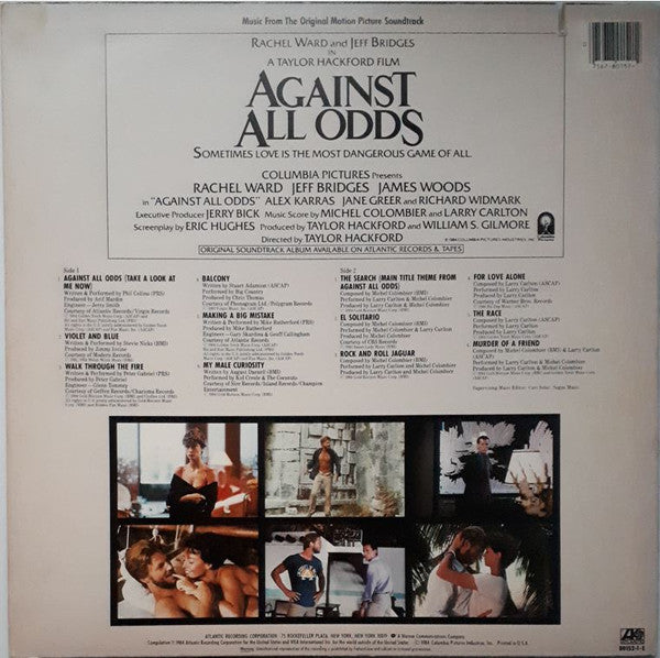 Various : Against All Odds (Music From The Original Motion Picture Soundtrack) (LP, Album, All)
