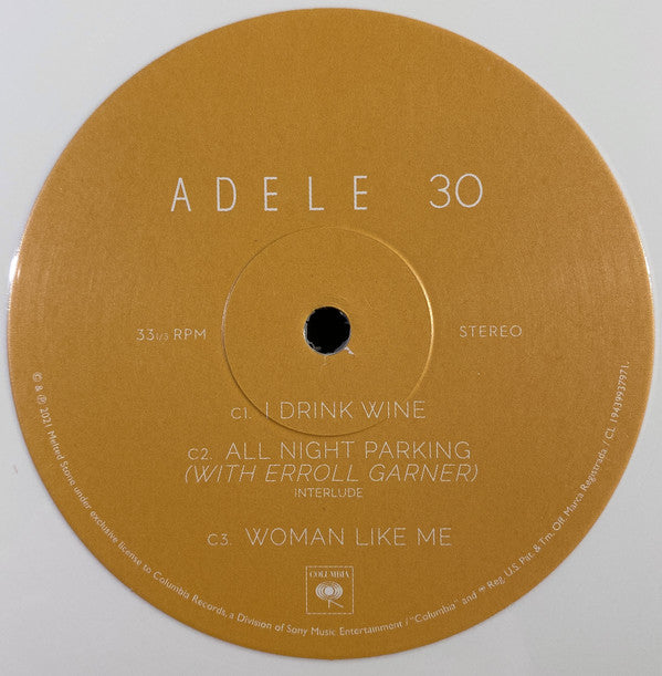 Adele (3) : 30 (2xLP, Album, Ltd, Whi)