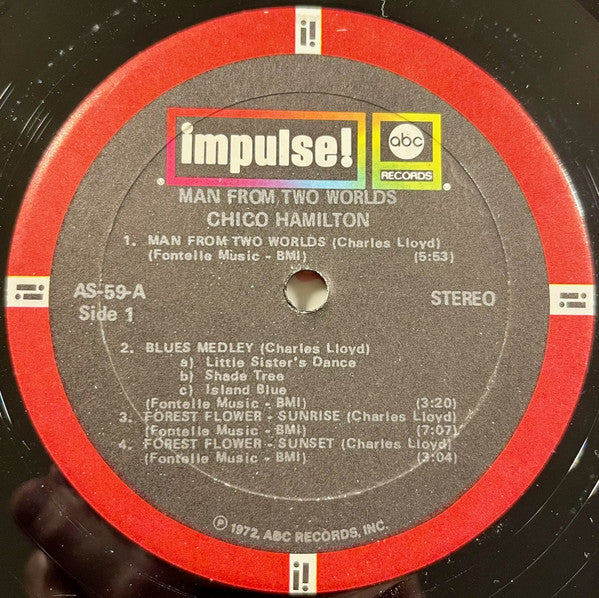 Chico Hamilton : Man From Two Worlds (LP, Album, RE)