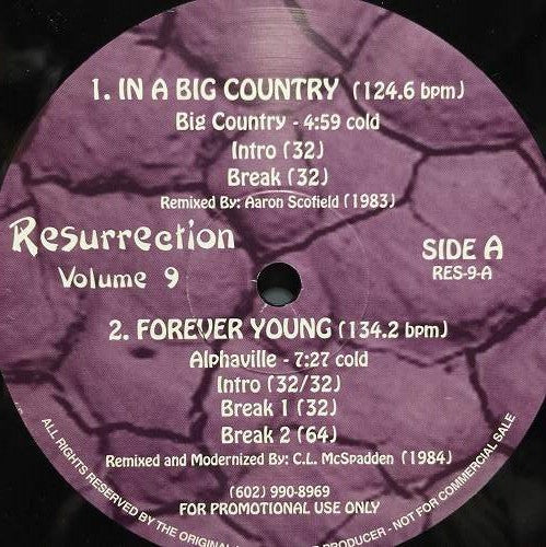 Various : Resurrection Vol. 9 (12", Comp, Promo)