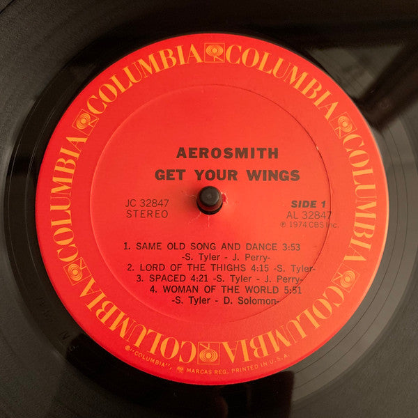 Aerosmith : Get Your Wings (LP, Album, RE, Ter)