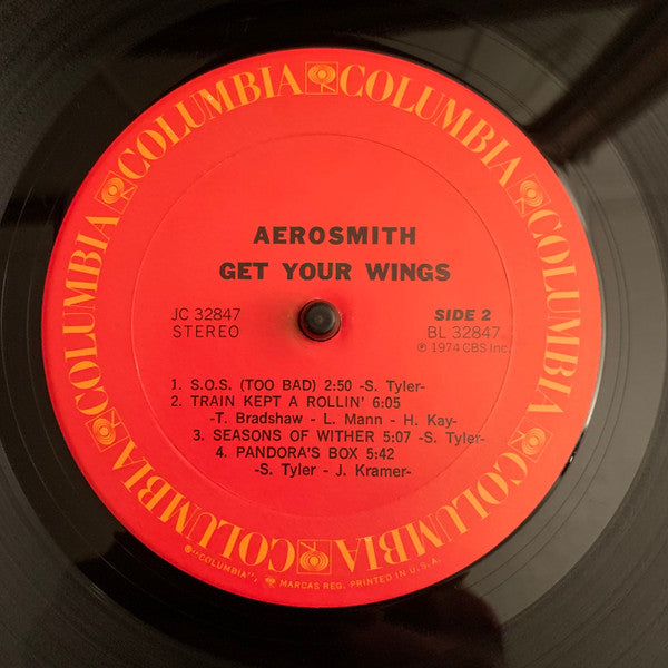 Aerosmith : Get Your Wings (LP, Album, RE, Ter)