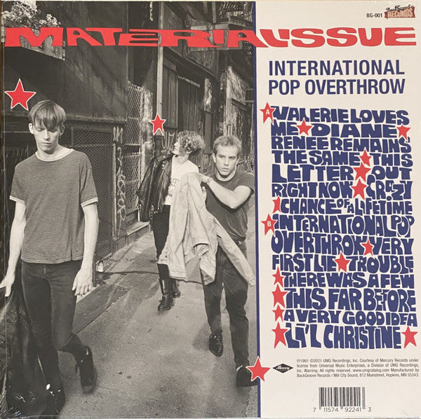 Material Issue : International Pop Overthrow (LP, Album, RE)