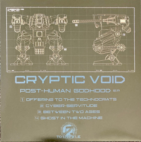Cryptic Void (2) : Post-Human Godhood E.P. (7", EP)