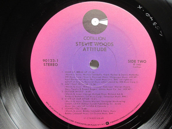 Stevie Woods : Attitude (LP, Album, AR )