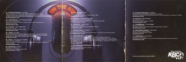 Various : KBCO Studio C Volume 33 (CD)