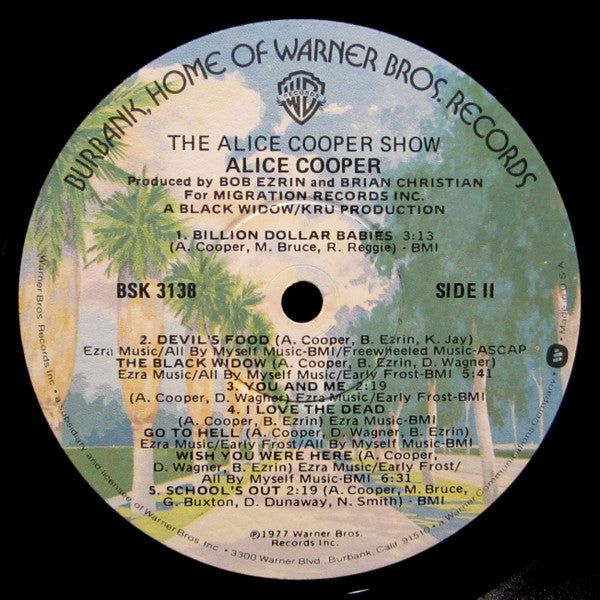 Alice Cooper (2) : The Alice Cooper Show (LP, Album, Win)