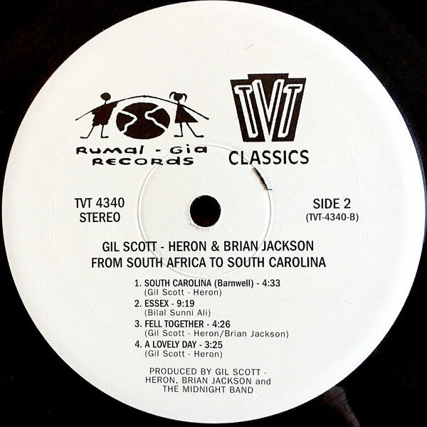 Gil Scott-Heron And Brian Jackson* : From South Africa To South Carolina (LP, Album, RE)