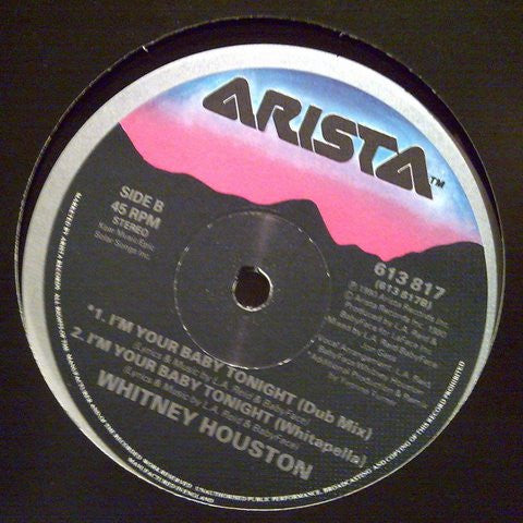 Whitney Houston : I'm Your Baby Tonight (The Remixes) (12", Single)
