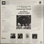 Buck Owens And His Buckaroos : Carnegie Hall Concert (LP, Album, Club, RE, RM, 180)