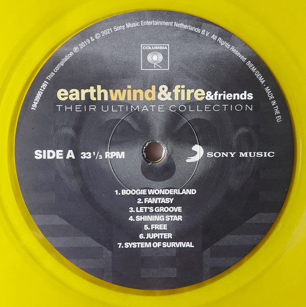 Earth, Wind & Fire : Their Ultimate Collection (LP, Comp, Ltd, RE, Yel)