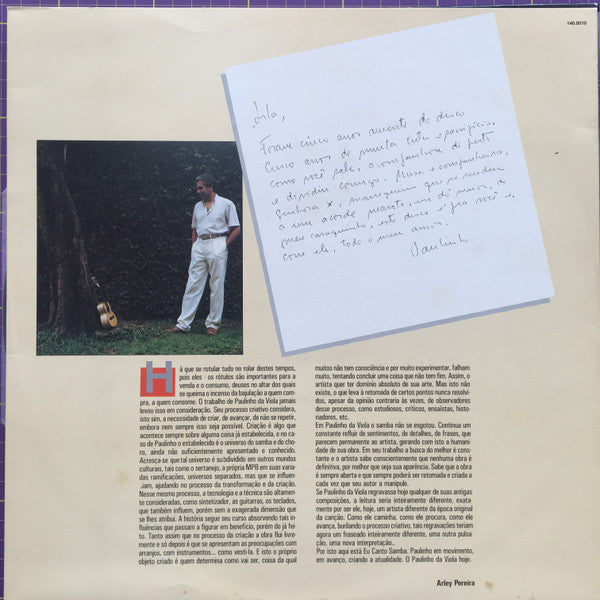 Paulinho Da Viola : Eu Canto Samba (LP, Album)