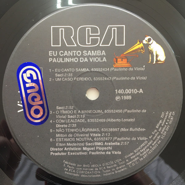 Paulinho Da Viola : Eu Canto Samba (LP, Album)