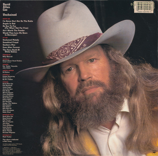 David Allan Coe : Unchained (LP, Album)