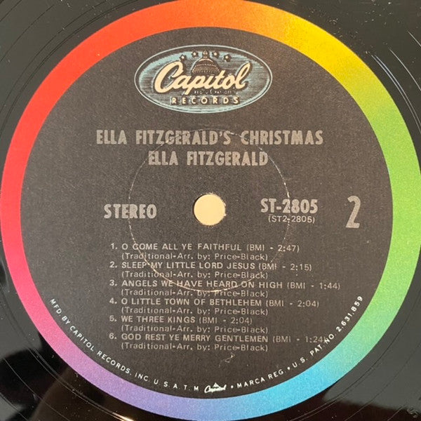 Ella Fitzgerald : Ella Fitzgerald's Christmas (LP, Album, Jac)