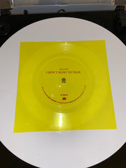 Wallows : I Don't Want To Talk (Flexi, 7", Single, Ltd, Yel)