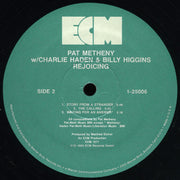 Pat Metheny W/ Charlie Haden & Billy Higgins : Rejoicing (LP, Album)