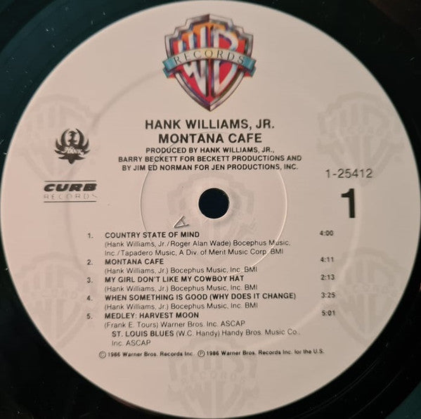 Hank Williams Jr. : Montana Cafe (LP, Album, All)