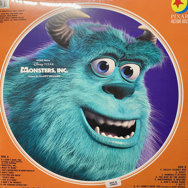 Randy Newman : Music From Disney Pixar Monsters, Inc.  (LP, Pic)