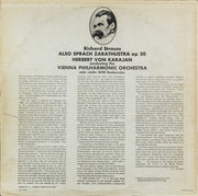Richard Strauss - Wiener Philharmoniker, Herbert von Karajan : Also Sprach Zarathustra (LP, RE)