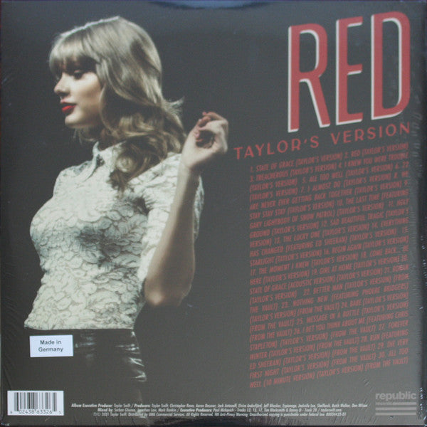 Taylor Swift : Red (Taylor's Version) (4xLP, Album, Ltd, Red)