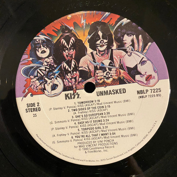 Kiss : Unmasked (LP, Album)