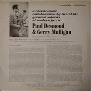 Paul Desmond & Gerry Mulligan : Two Of A Mind (LP, Album, Mono)