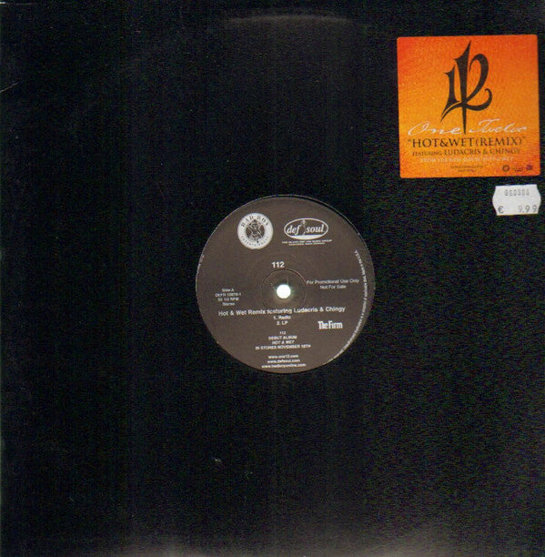 112 feat. Ludacris & Chingy : Hot & Wet (Remix) (12", Promo)