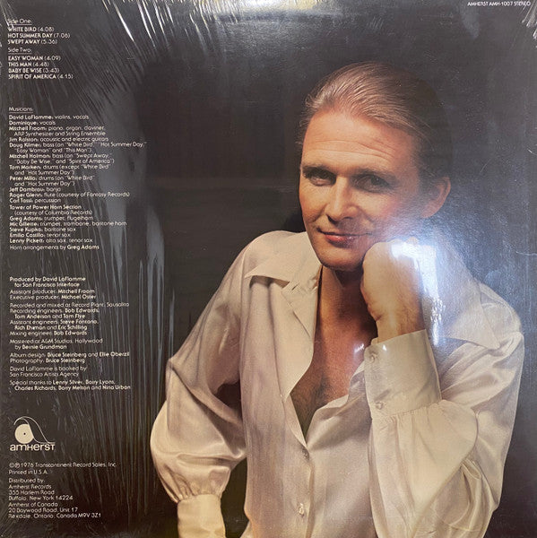 David LaFlamme : White Bird (LP, Album, Ter)